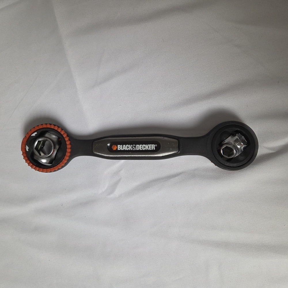 Black & Decker RRW100 Ratcheting Ready Wrench - Metric SAE Combo 10"